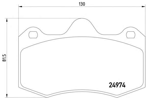 Комплект тормозных колодок, дисковый тормоз