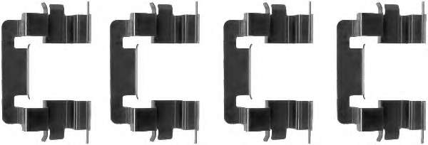 Комплектующие, колодки дискового тормоза