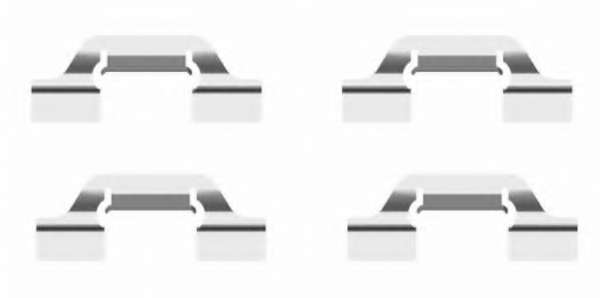 Комплектующие, колодки дискового тормоза