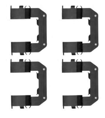 Комплектующие, колодки дискового тормоза