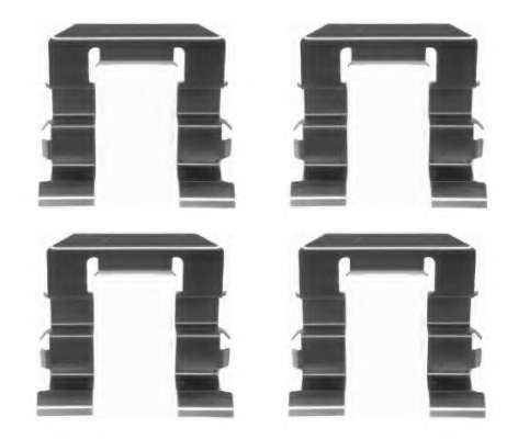 Комплектующие, колодки дискового тормоза