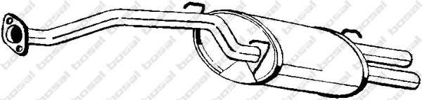 Глушитель выхлопных газов конечный