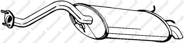 Глушитель выхлопных газов конечный