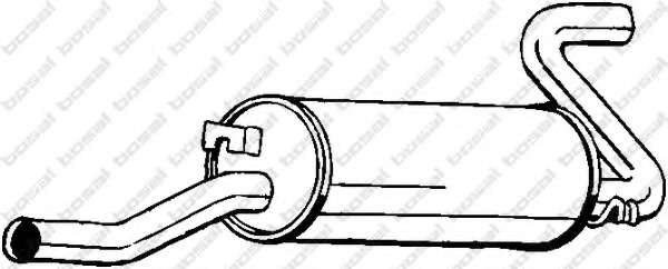 Глушитель выхлопных газов конечный