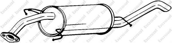 Глушитель выхлопных газов конечный