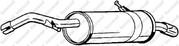 Глушитель выхлопных газов конечный
