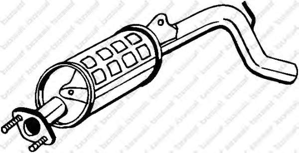 Глушитель выхлопных газов конечный