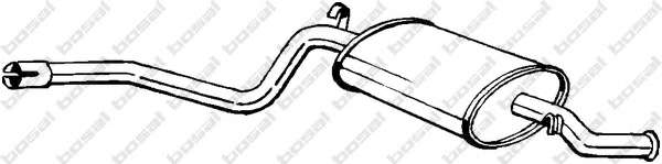 Глушитель выхлопных газов конечный