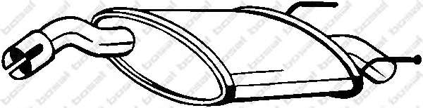 Глушитель выхлопных газов конечный