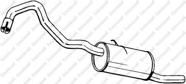Глушитель выхлопных газов конечный