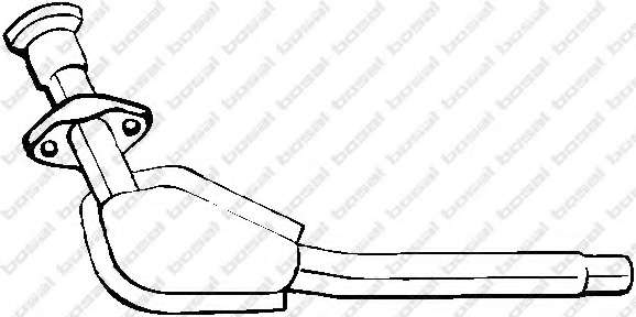 Предглушитель выхлопных газов