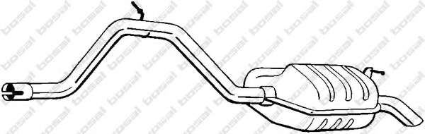 Глушитель выхлопных газов конечный