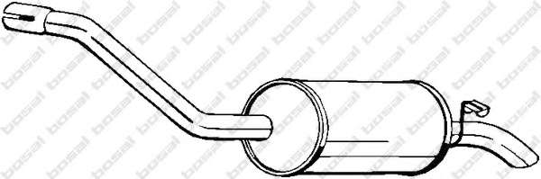 Глушитель выхлопных газов конечный