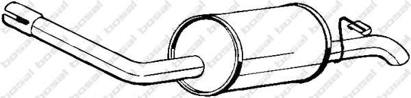 Глушитель выхлопных газов конечный