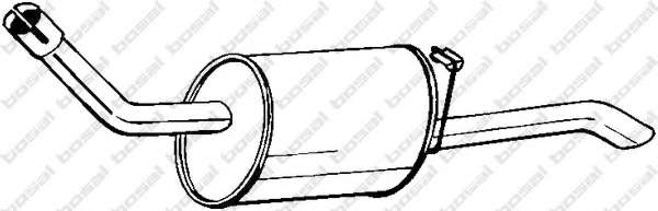 Глушитель выхлопных газов конечный