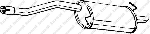 Глушитель выхлопных газов конечный