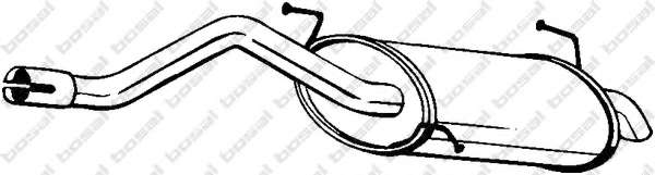 Глушитель выхлопных газов конечный