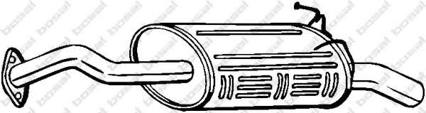 Глушитель выхлопных газов конечный