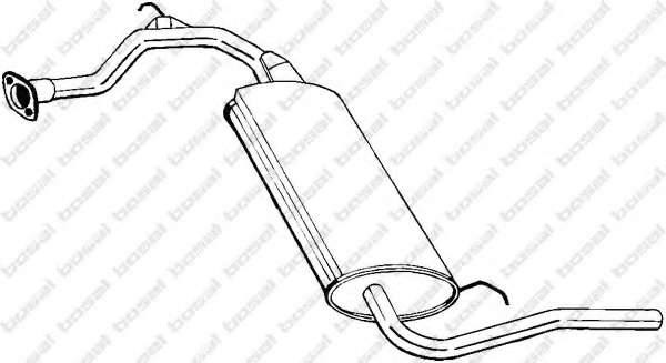 Глушитель выхлопных газов конечный