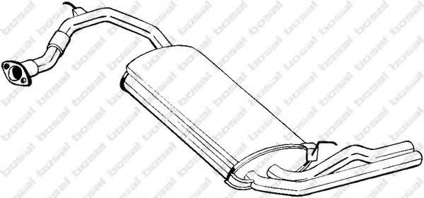 Глушитель выхлопных газов конечный
