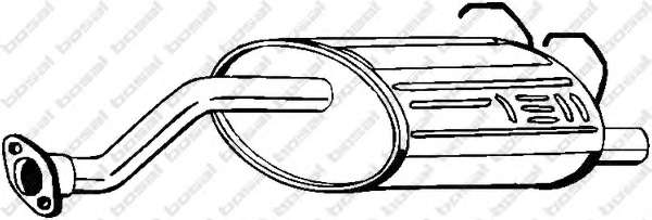 Глушитель выхлопных газов конечный