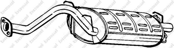 Глушитель выхлопных газов конечный