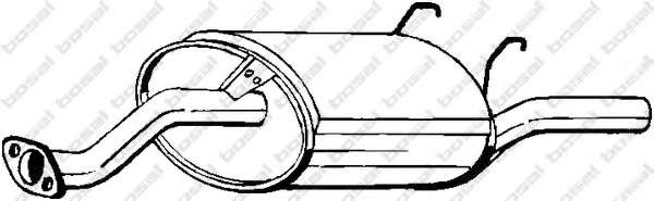 Глушитель выхлопных газов конечный
