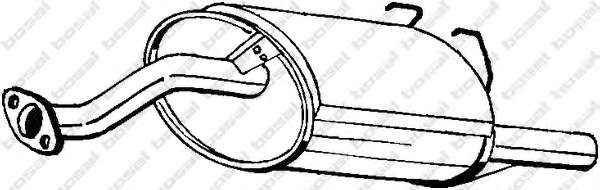 Глушитель выхлопных газов конечный