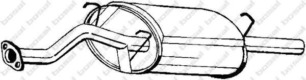 Глушитель выхлопных газов конечный