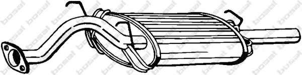 Глушитель выхлопных газов конечный