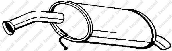 Глушитель выхлопных газов конечный