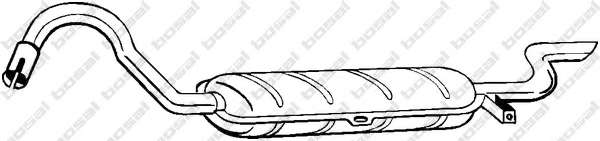 Глушитель выхлопных газов конечный