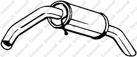 Глушитель выхлопных газов конечный