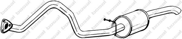 Глушитель выхлопных газов конечный