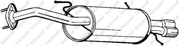 Глушитель выхлопных газов конечный