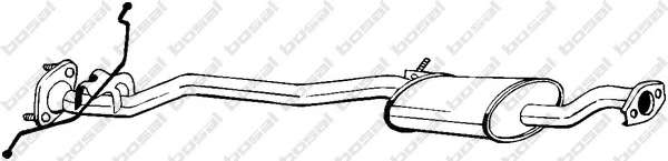 Предглушитель выхлопных газов