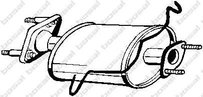 Предглушитель выхлопных газов