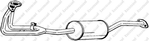 Предглушитель выхлопных газов