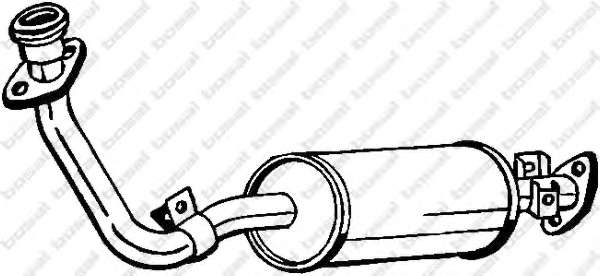 Предглушитель выхлопных газов