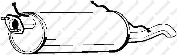 Глушитель выхлопных газов конечный