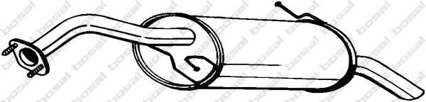 Глушитель выхлопных газов конечный