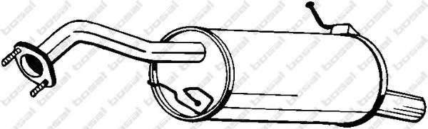 Глушитель выхлопных газов конечный