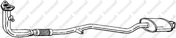 Предглушитель выхлопных газов