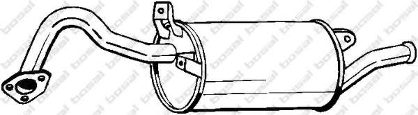 Глушитель выхлопных газов конечный