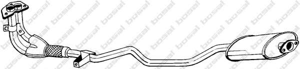 Предглушитель выхлопных газов