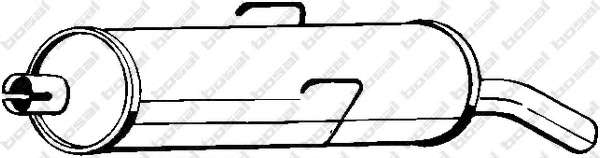 Глушитель выхлопных газов конечный