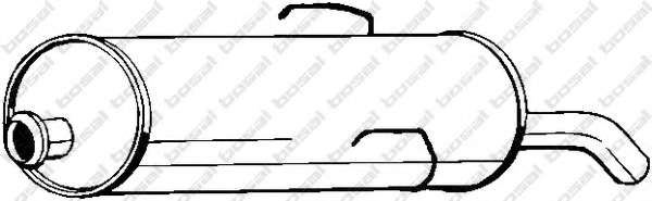 Глушитель выхлопных газов конечный