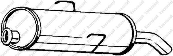 Глушитель выхлопных газов конечный