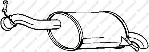 Глушитель выхлопных газов конечный