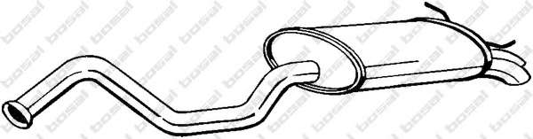 Глушитель выхлопных газов конечный